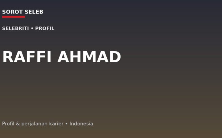 Raffi Ahmad: Perjalanan Panjang di Televisi hingga Membangun RANS Entertainment